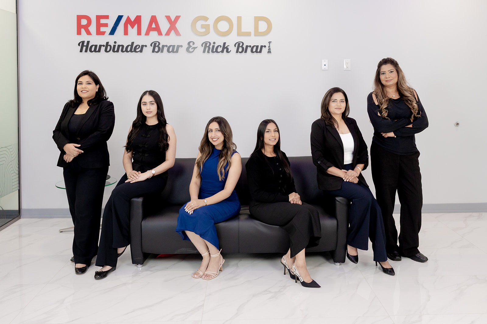 Harbinder Brar real estate team group photo